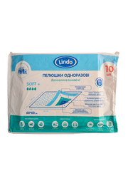 Плівки одноразові гігієнічні Lindo, 60х60 см, 60х60 см, 10 шт