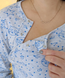 Сорочка-платье для кормления с рукавом 3/4 Space (серый меланж), интерлок пенье, 42-44